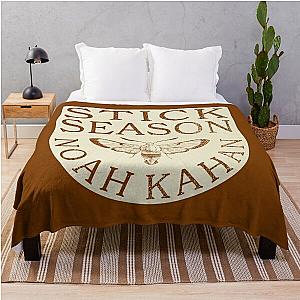 Noah Kahan Stick Season Badge | Tan Throw Blanket RB1508