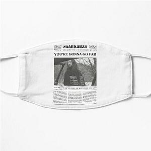 Noah Kahan Retro Newspaper Flat Mask RB1508