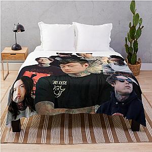 Noah Sebastian photo COLLAGE Throw Blanket