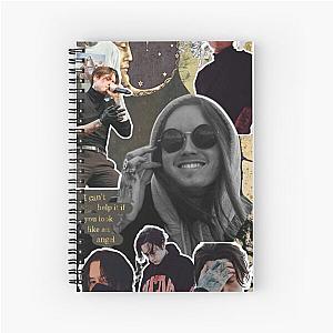 noah sebastian photo collage  Spiral Notebook