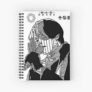 Noah Sebastian line-shaded Spiral Notebook