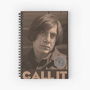 No Country For Old Men - Anton Chigurh - Javier Bardem - Call It Spiral Notebook