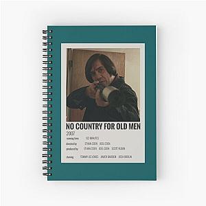 no country for old man minimalist   Spiral Notebook