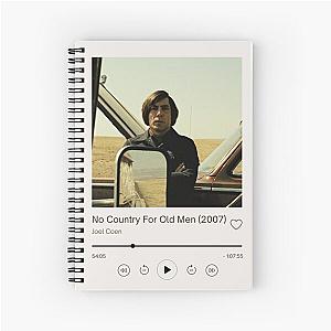 No Country For Old Men 2007 Movie Poster Spiral Notebook