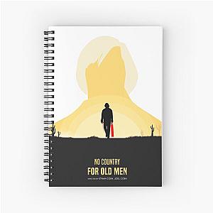 No Country For Old Men Minimalist Movie poster  Spiral Notebook