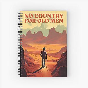 No Country For Old Men - Retro Style Spiral Notebook