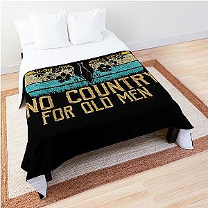 No Country For Old Men Uterus Feminist Women Rights Vintage Comforter