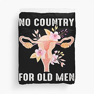 No Country For Old Men Floral Uterus  Duvet Cover