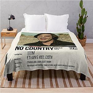 No Country For Old Men Poster - Ginger Grin Throw Blanket