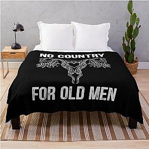 No Country For Old Men Uterus Feminist Women Rights Throw Blanket