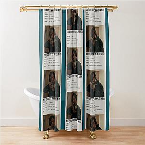 no country for old man minimalist   Shower Curtain