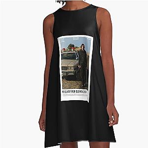 Alluring Anonymous Private Brand Movies Humor No Country For Old Minimalist MovieGift A-Line Dress