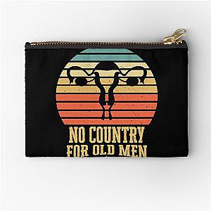 No Country For Old Men Uterus Women's Rights Zipper Pouch