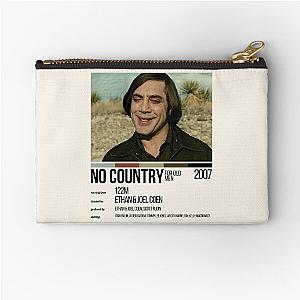 No Country For Old Men Poster - Ginger Grin Zipper Pouch