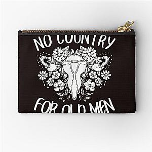 No Country For Old Men Uterus Feminist Women Rights Zipper Pouch