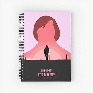 No Country For Old Men Minimalist Movie poster  Spiral Notebook