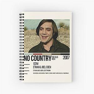 No Country For Old Men Poster - Ginger Grin Spiral Notebook