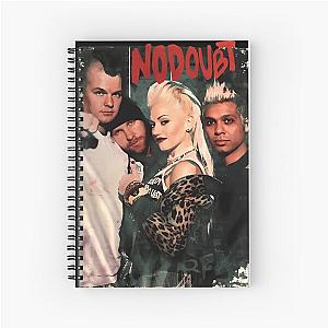 Funny No Doubt Rock Band Members Spiral Notebook