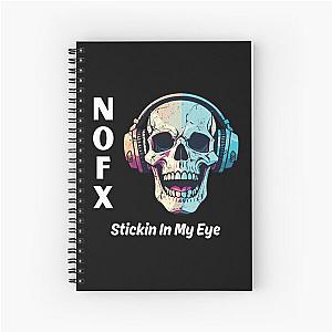 Stikin In My Eye NOFX Spiral Notebook