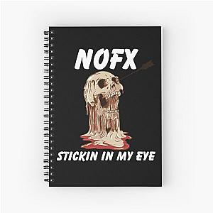 Stikin In My Eye NOFX Spiral Notebook