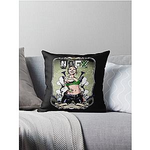 nofx logo essential Throw Pillow