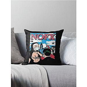 nofx logo essential Throw Pillow