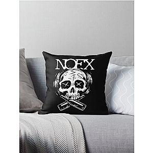 nofx logo essential Throw Pillow