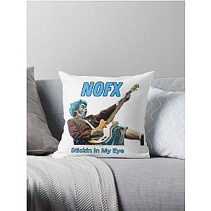 Stikin In My Eye NOFX Throw Pillow