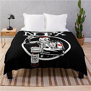 For Mens Womens Muuuaaabok Nofx - Since 1983 Long Halloween Holiday Throw Blanket