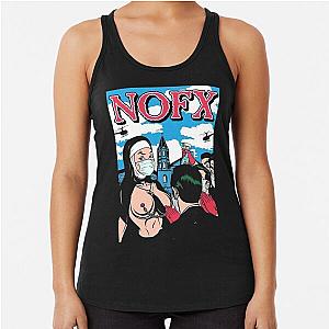 nofx logo essential Racerback Tank Top