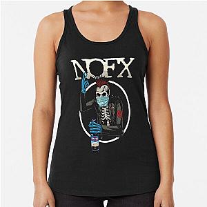 nofx logo essential Racerback Tank Top