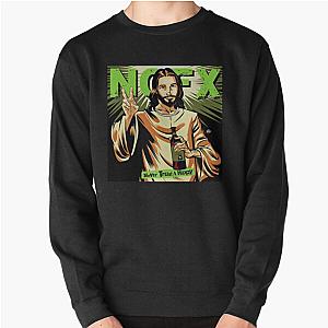 NOFX never trust a hippy Pullover Sweatshirt