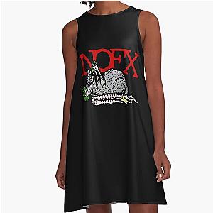 Day Gift Mouse Nofx Christmas Holiday A-Line Dress