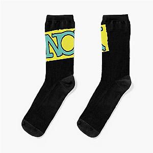 Funny Man Classic Nofx Logo Retro Wave Socks