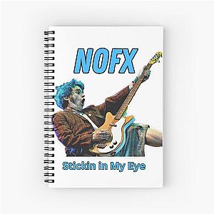 Stikin In My Eye NOFX Spiral Notebook