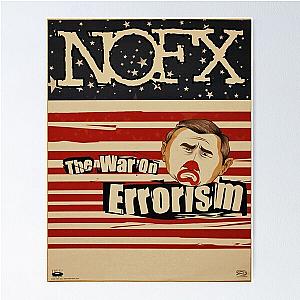 Nofx punk band logo Poster