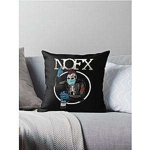 nofx logo essential Throw Pillow