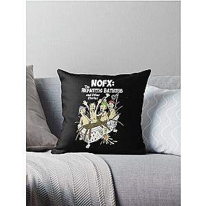 nofx logo essential Throw Pillow