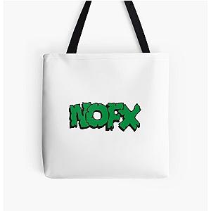Nofx punk band logo All Over Print Tote Bag