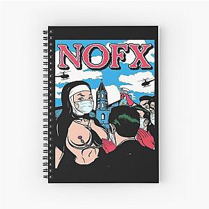 Nofx punk band logo Spiral Notebook