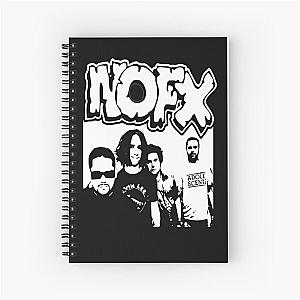 Nofx punk band logo Spiral Notebook