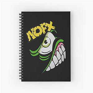 Nofx punk band logo Spiral Notebook