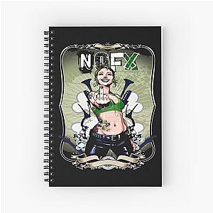 nofx logo essential Spiral Notebook