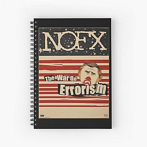 Nofx punk band logo Spiral Notebook