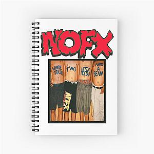 Nofx punk band logo Spiral Notebook