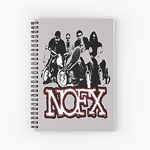 nofx logo essential Spiral Notebook