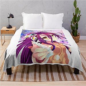 Schwi Dola No Game No Life Anime Girl  Throw Blanket