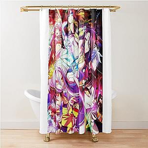 No Game No Life Collage Shower Curtain