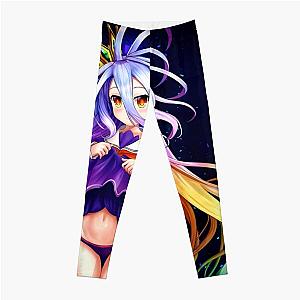 Shiro No Game No Life Drawing For Otaku Leggings