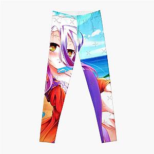 Shiro No Game No Life Fanart Anime Waifu classique  Leggings